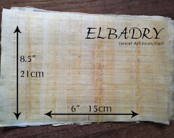 100 A5 Handmade Egyptian Papyrus Paper Sheets: Art & Crafts
