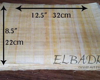 A4 Papyrus Paper Sheets – Handmade Egyptian | 8.5" x 12.5" | Wholesale | Authentic Certificate