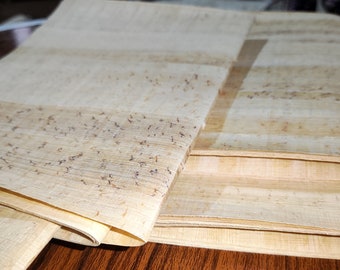 A3 Egyptian Papyrus Paper: Blank Quality Sheets for Art, Calligraphy (Lot of 50)