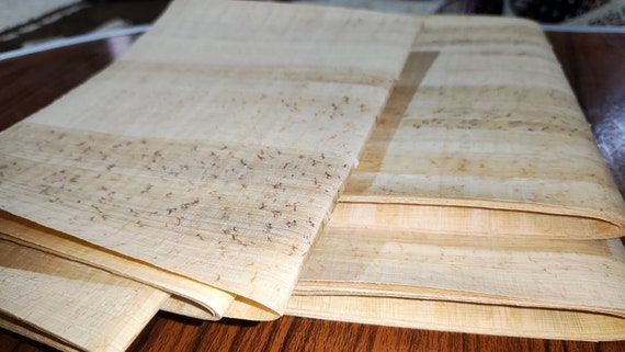 A3 Egyptian Papyrus Paper: Blank Quality Sheets for Art, Calligraphy (Lot of 50)