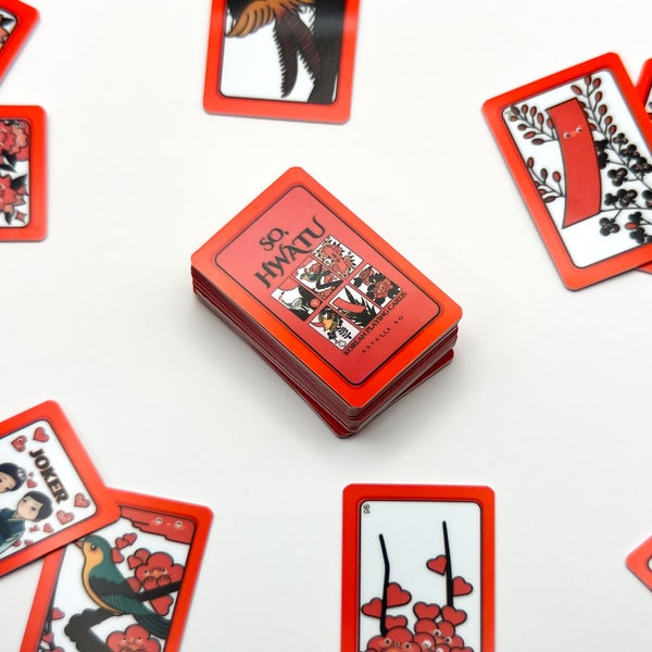 SO HWATU | Hwatu Card | Go-Stop | Godori | Hwatoo | Flower cards | Korean Playing Cards | Traditional Design | Hanafuda | Hwatu Card Deck