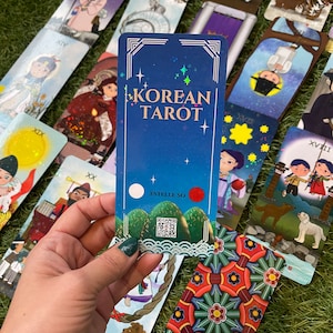 SO TAROT avec Guide PDF | Tarot Coréen Holographique des Arcanes Majeurs - Jeu de Tarot | Éclat Holographique, Richesse Culturelle
