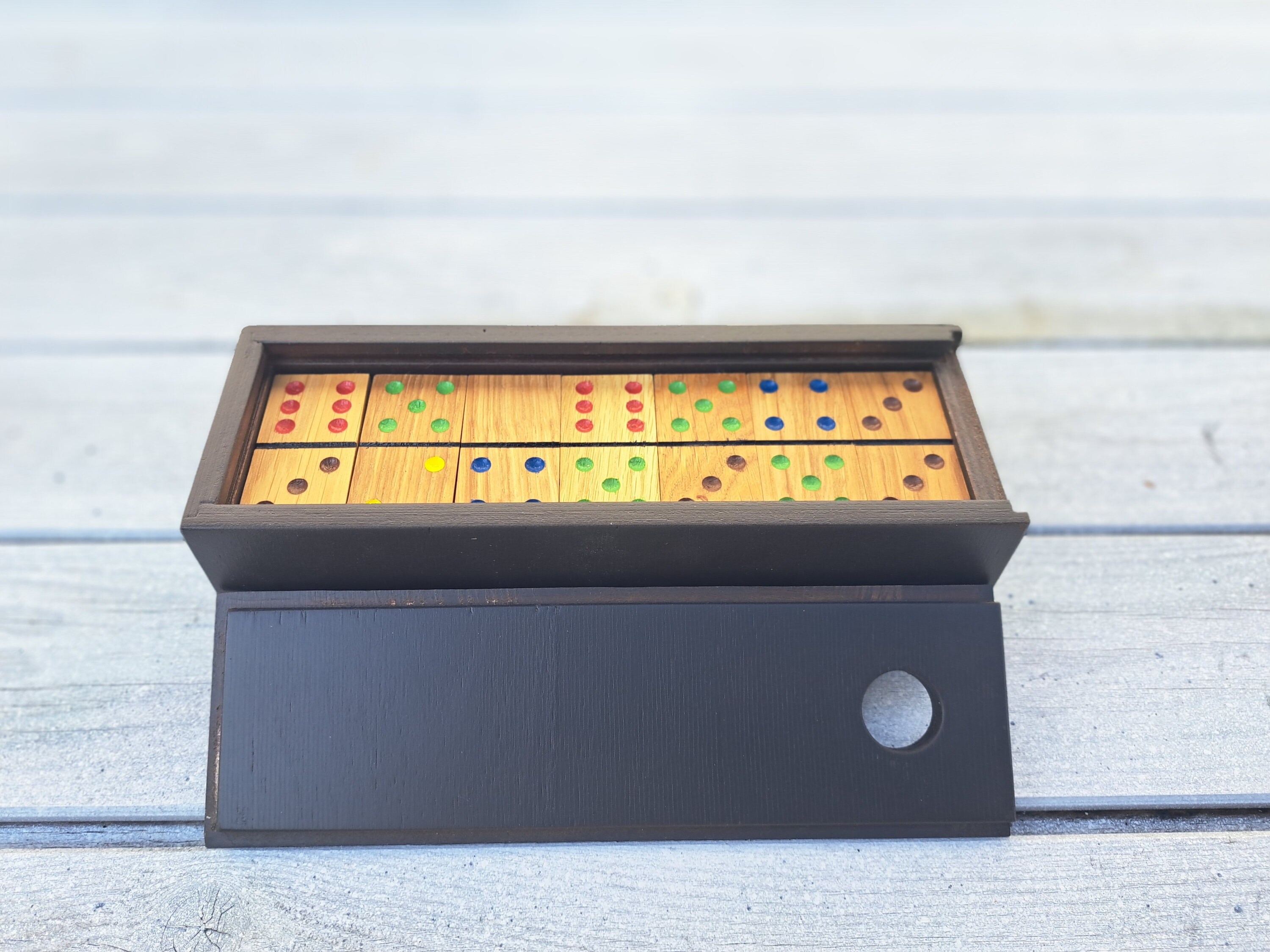 Holz Domino Domino Set Dominosteine Domino Etsy.de