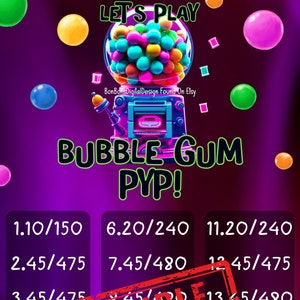 Tablero de bingo High Roller Bubble Gum Mix PYP de 15 líneas, tablero de bingo HR