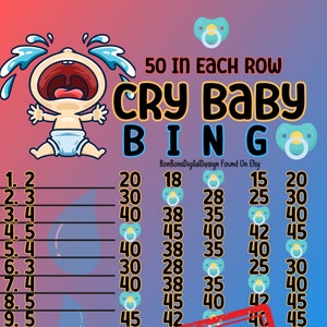 50 In Each Row 15 line bingo board, pyp themed bingo