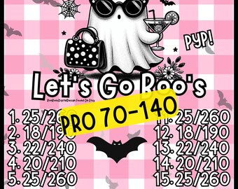 300 HR PYP Pro WTA 15 Line Bingo Board , Halloween Bingo, New Release Bingo, Summer Bingo, Funny, Girly, High Roller