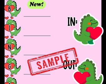 Mini Letters Bingo Board For Online Bingo Hosting, Bingo Boards, WTA PYP, 15 Line Bingo, Valentines Day Bingo