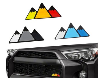 Tri-color Grille Badge Emblem -Fits Toyota Tacoma, 4Runner, Tundra - View #11