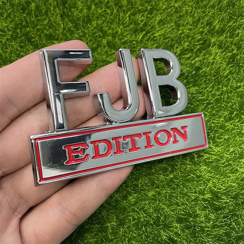 FJB Edition Truck Emblem 3D Badge Car Sticker Decal Etsy