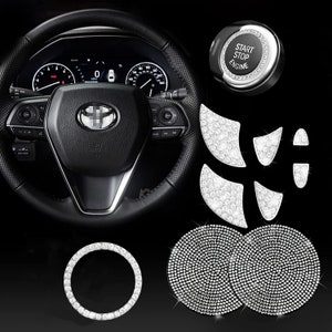 HommyFine Steering Wheel Logo Glitter for BMW Bling Rhinestone Sticker  Adhesive Pads for BMW Car Steering Wheel Logo Sticker (Bling Glitter) :  : Automotive