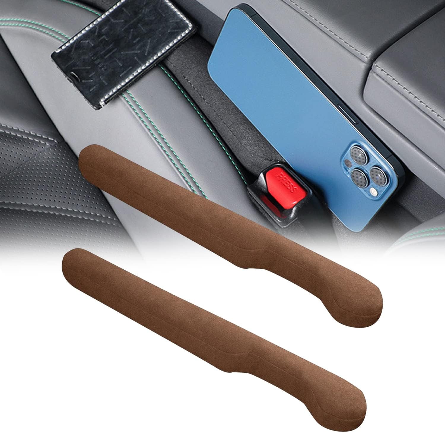 Car Seat Gap Filler Universal Fit Organizer, Drop Stop Car Seat Catcher,  Auto Crevice Filler Prevent Things From Falling Between Car Seats 