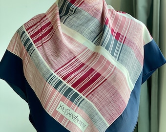 Vintage Yves Saint Laurent Ysl silk scarf vintage