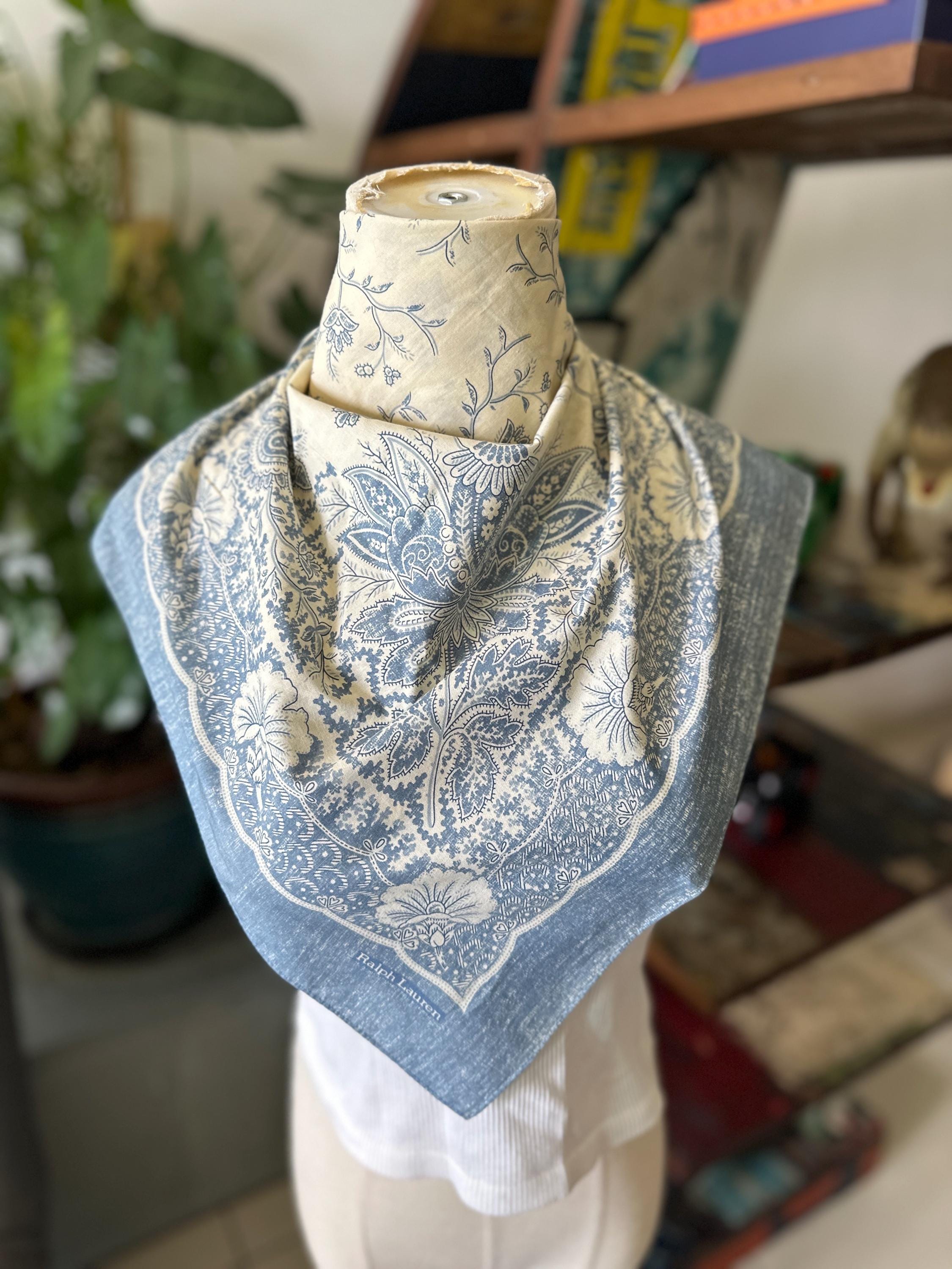 Vintage Ralph Lauren Silk Scarves - Etsy