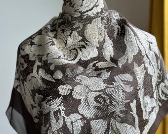 Vintage YVES SAINT LAURENT Ysl silk scarf