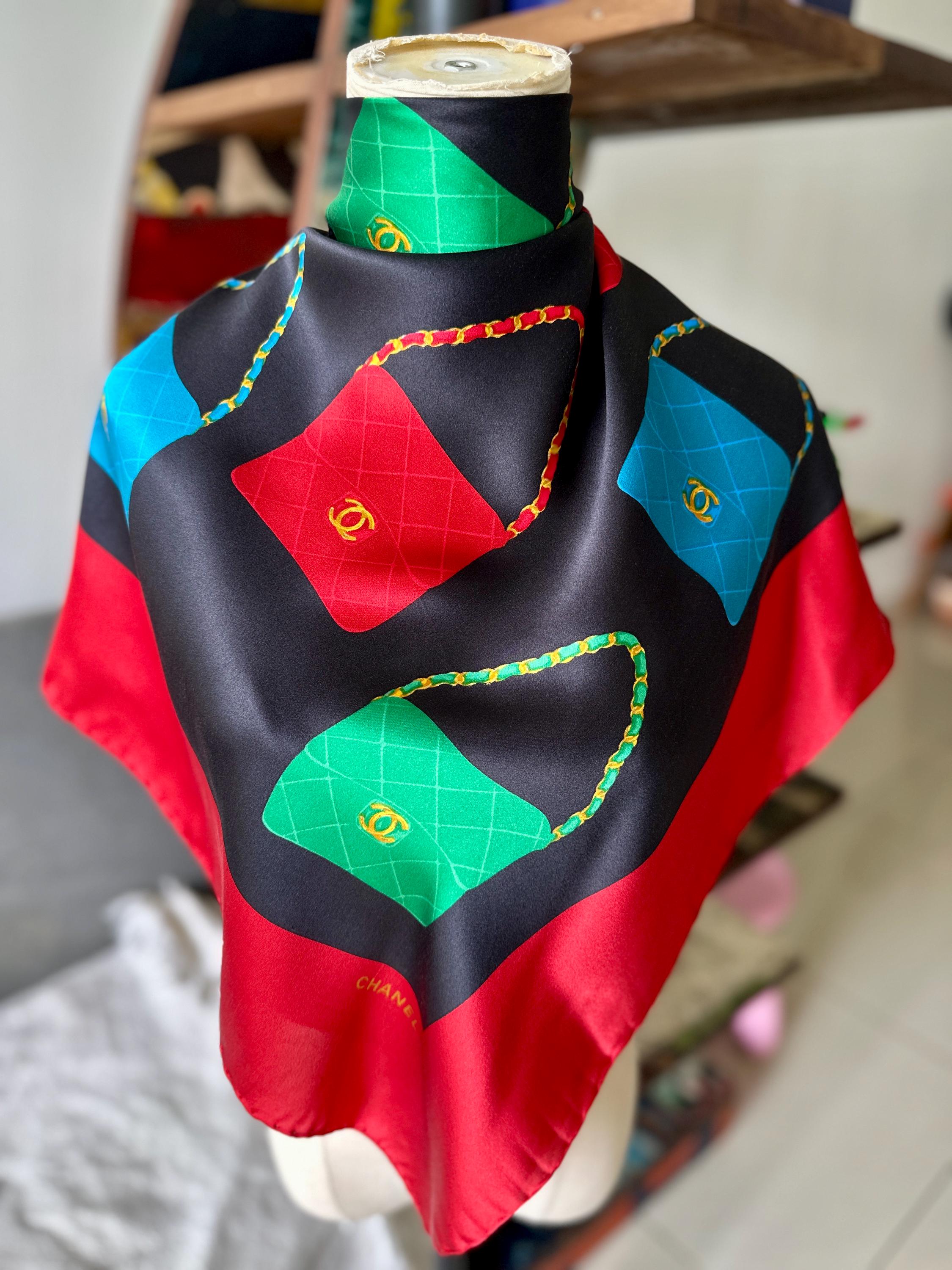 Vintage Chanel Scarf - Etsy Israel