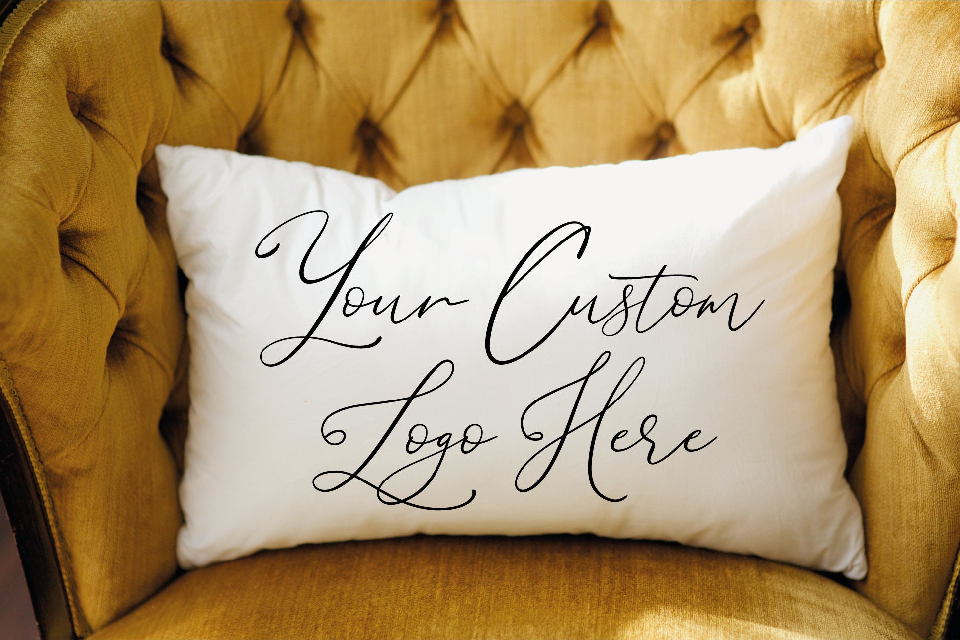 Company Decor Office Decor Logo Pillow Personalized Pillow Etsy
