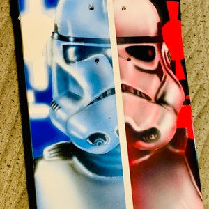 Custom Airbrushed Skateboard