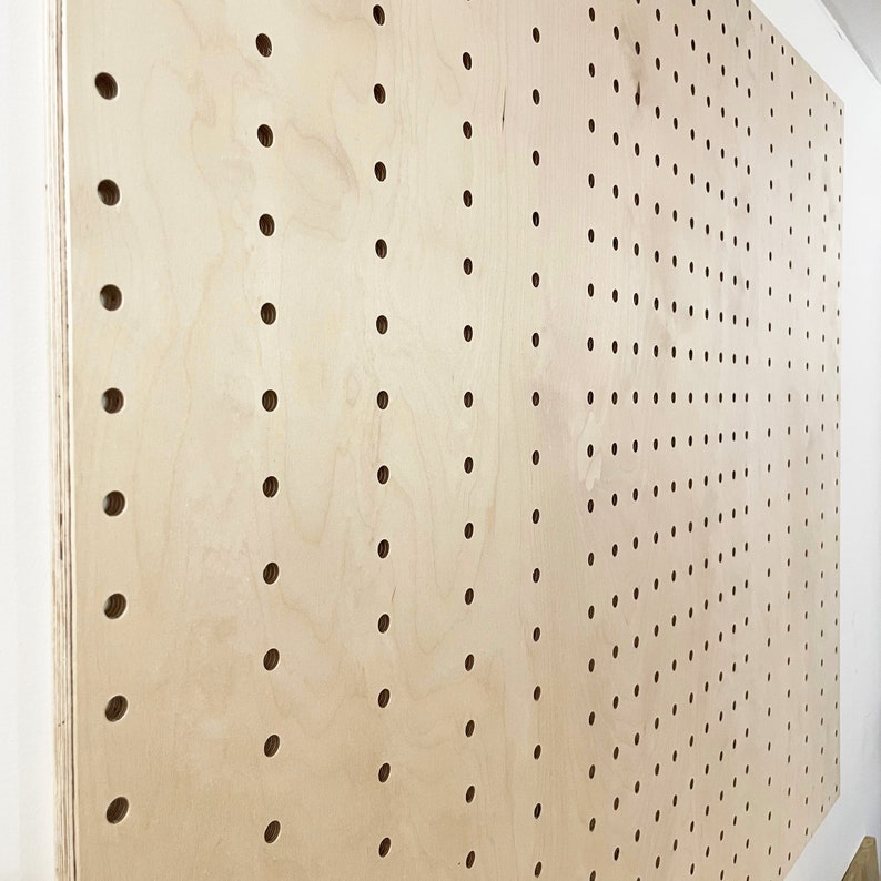 Birch Plywood Pegboard Etsy UK