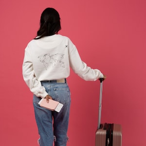 WORLD MAP SWEATER
