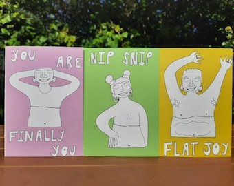 Trans top surgery cards