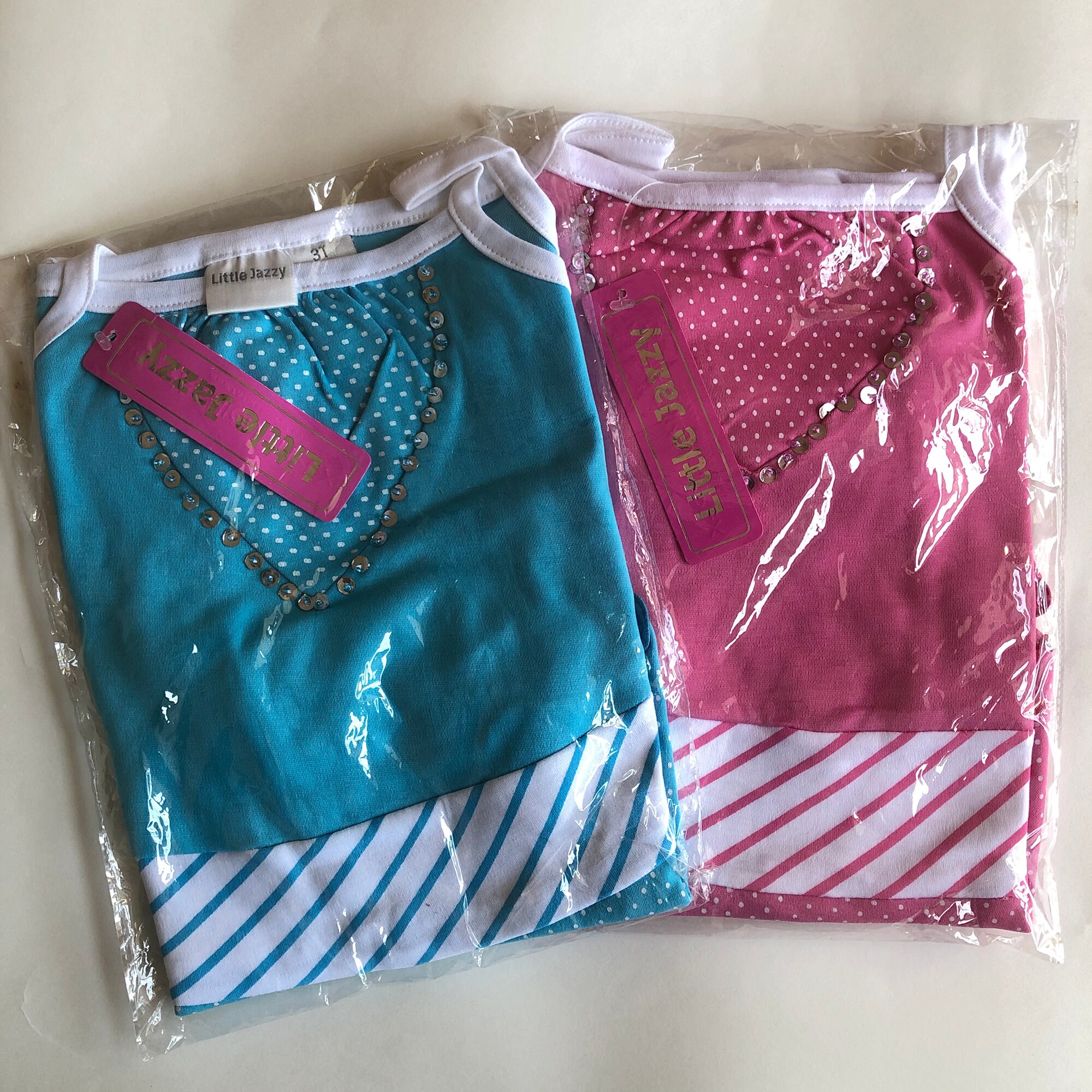 Girls Two Piece Skirt Set/ 2 Piece Set/ Ruffled Tank Top and Ruffled