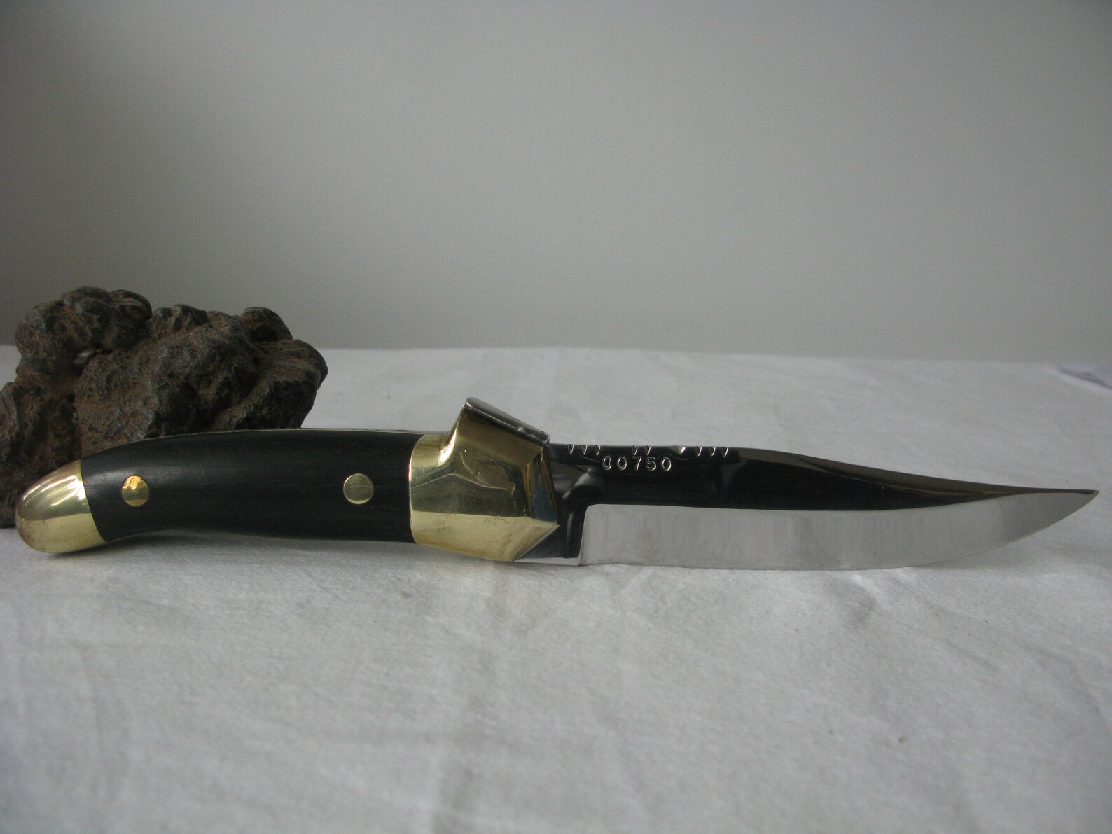 Vintage Laguiole Rossignol fixed blade hunting knife Etsy