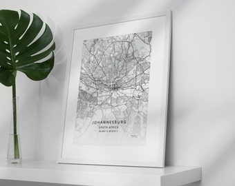Map Solo: Black and White Map Prints - That Special Place