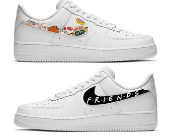 Nike air force 1 Friends série central perk café chaussures personnalisées