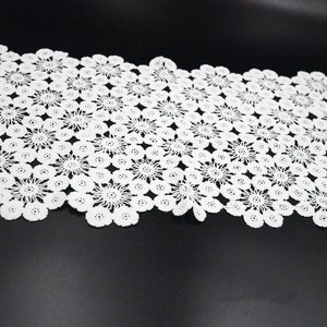 Vintage Lace Coffee Table Cover, Motif Table Cover, Lacy Napkin, Crochet Nightstand Cover, Lace Table Cover, Bridesmaid Gift, Farmhouse Gift