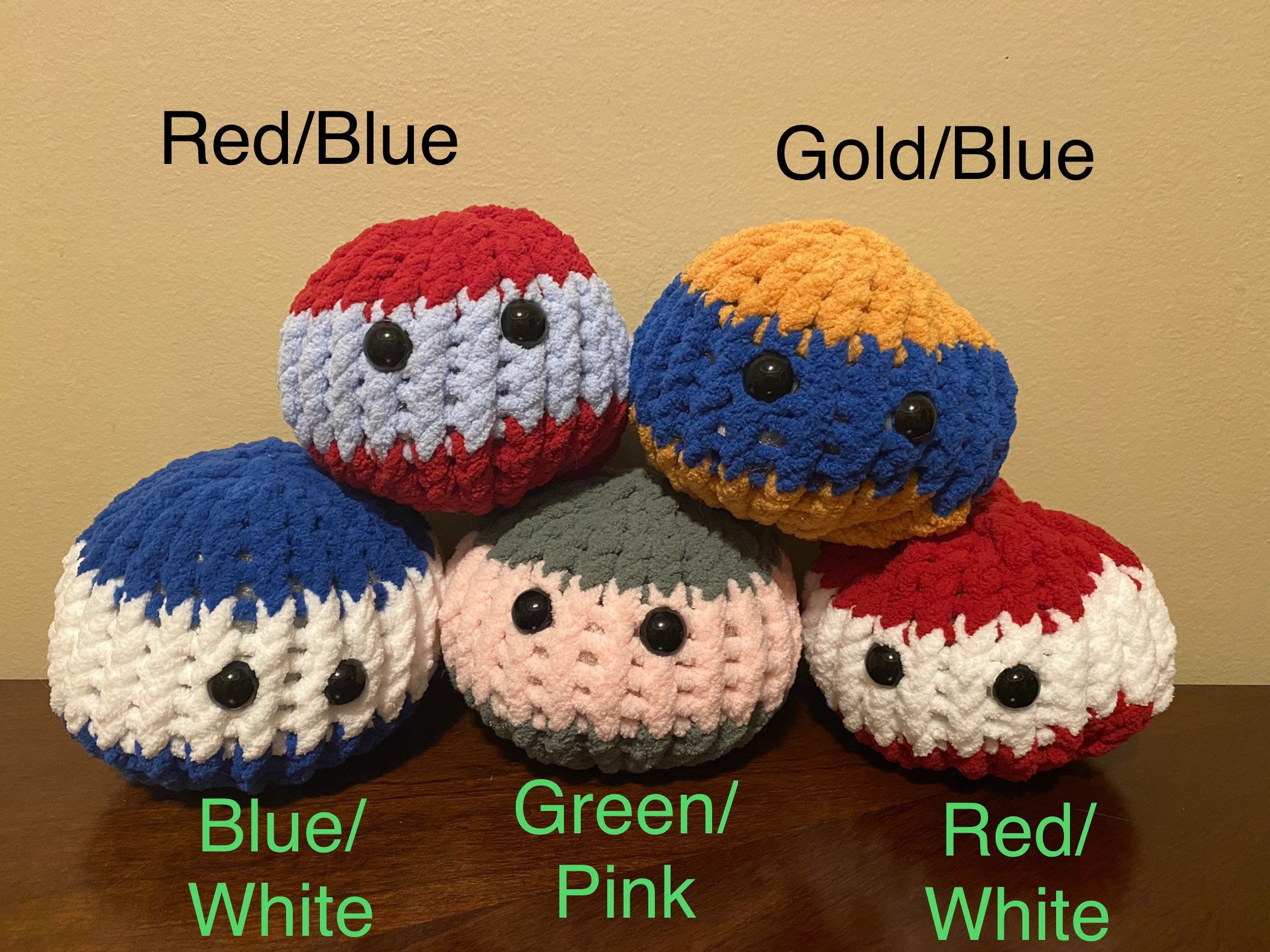 Loom Knitted Stress ballen als je wilt dat andere specifieke Etsy