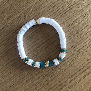 Bracelet personnalisé perles Heishi pour femme, modèle RITA image 3