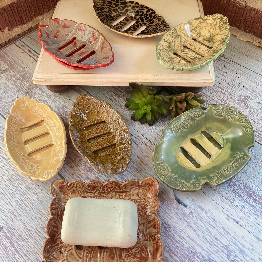 Ceramic Soap Dishes Etsy