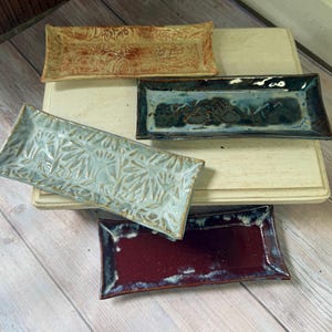 rectangular dishes, butter trays, cracker dish