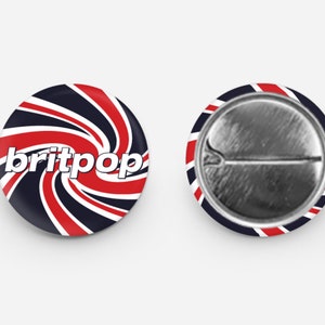 BritPop 1 inch button badge