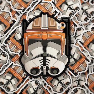 Commander Cody Helmet Sticker – Star Wars Clone Wars Vinyl Decal