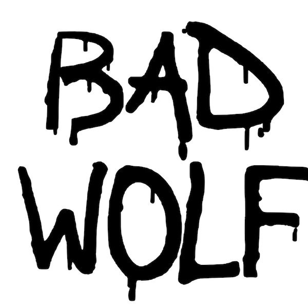 Bad Wolf Decal Doctor Who Inspired Bad Wolf Vinyl Decal - Rose Tyler - The Doctor - Tardis