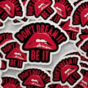Rocky Horror Picture Show Lips Sticker: Cult Classic Vinyl Decal