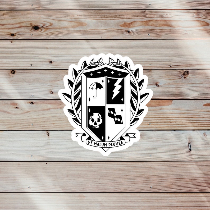 Umbrella Academy Crest Sticker Etsy