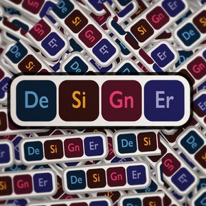 Adobe-Inspired Designer Sticker: Graphic Designer Gift