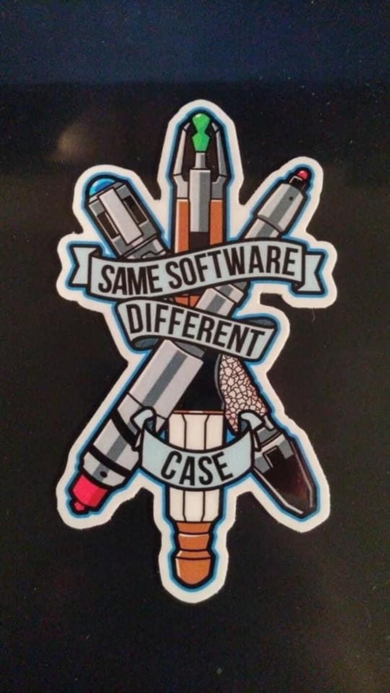 Sonic Screwdriver Sticker: Doctor Who-inspired Vinyl Decal - Etsy