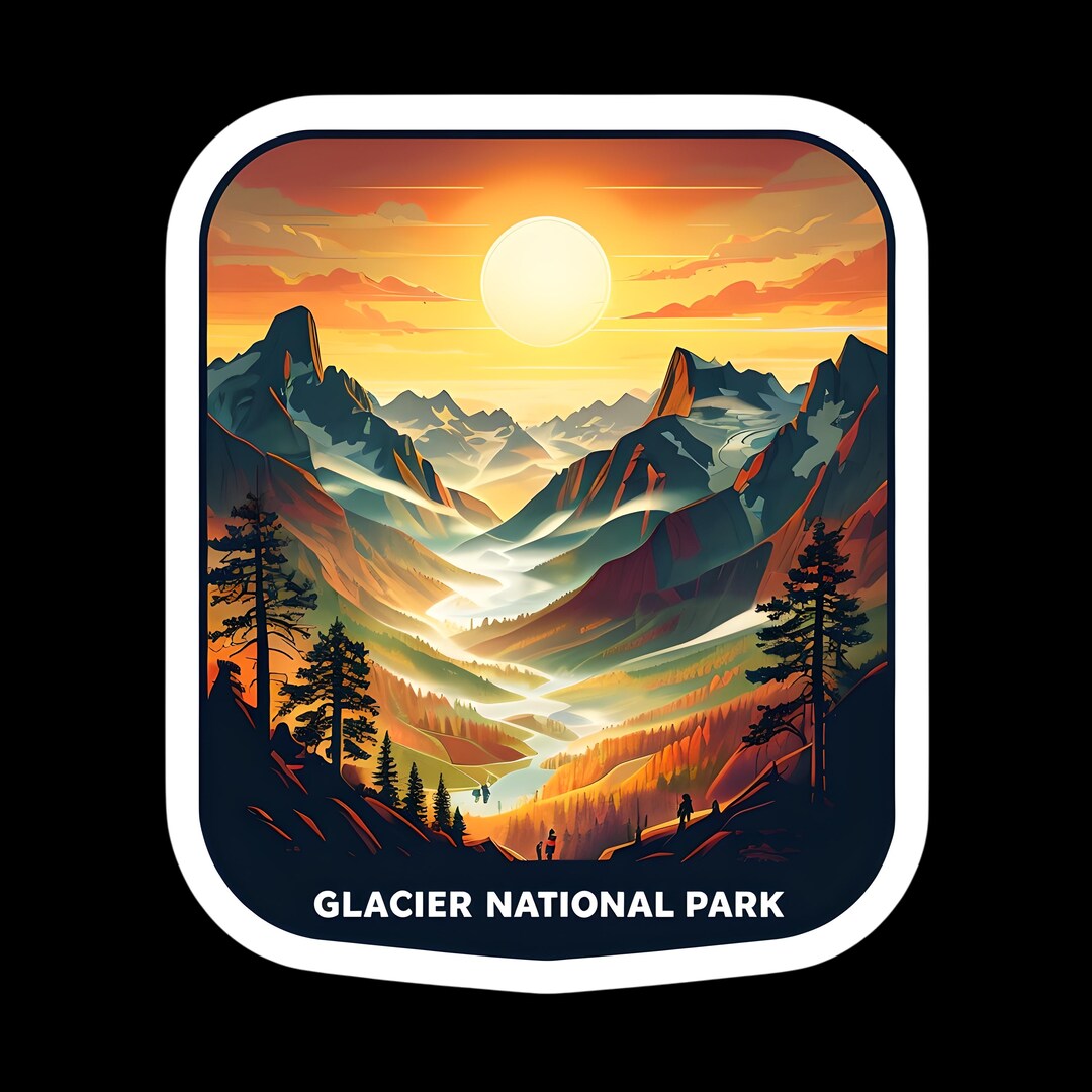 National Park Sticker Pack – Outdoor Adventure Vinyl Stickers for Water ...