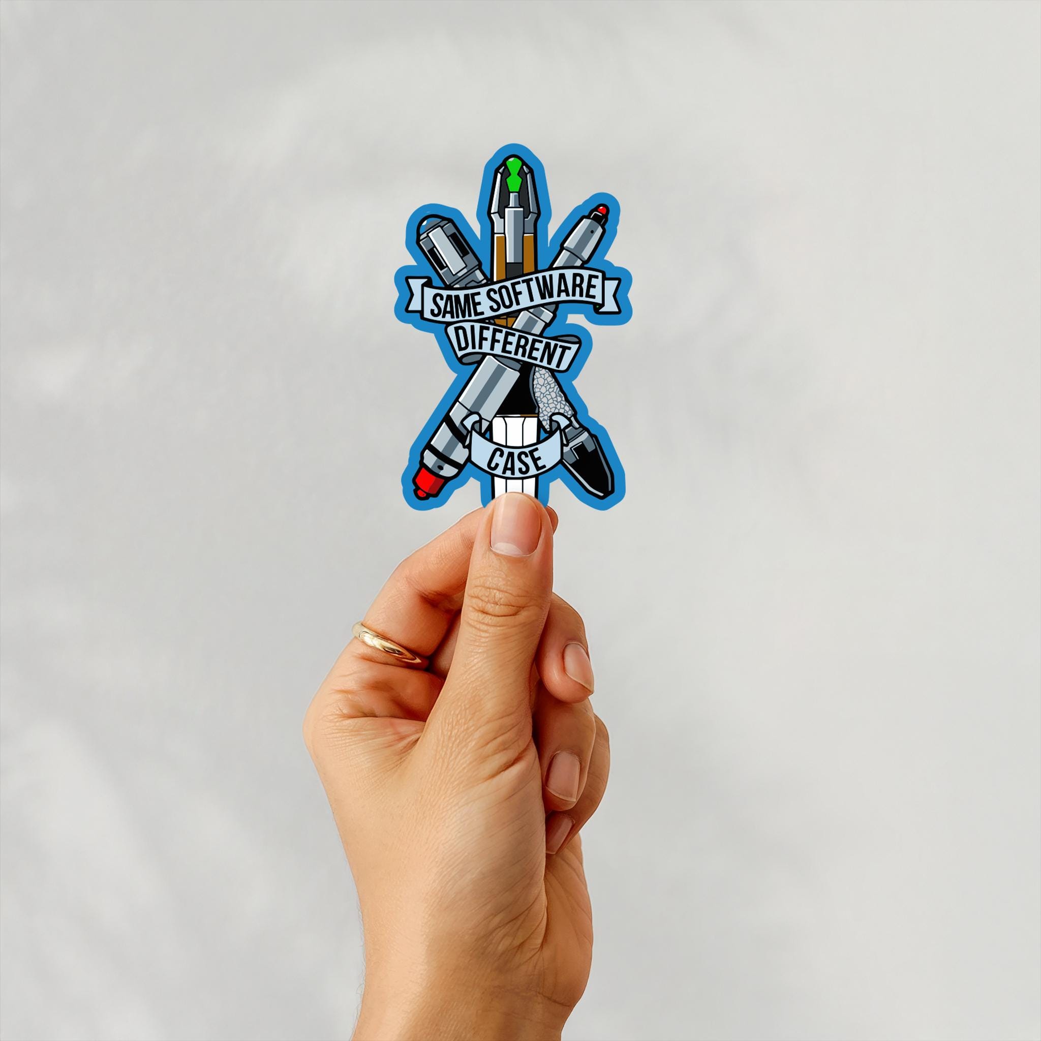 Sonic Screwdriver Sticker: Doctor Who-inspired Vinyl Decal - Etsy