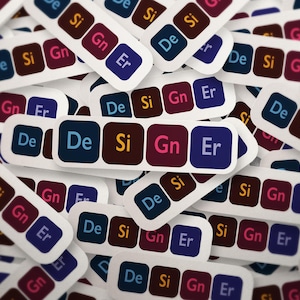 Adobe-Inspired Designer Sticker: Graphic Designer Gift