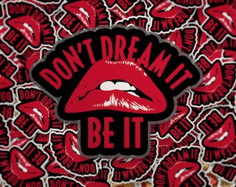 Rocky Horror Picture Show Lips Sticker: Cult Classic Vinyl Decal