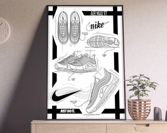 air max 97 dessin