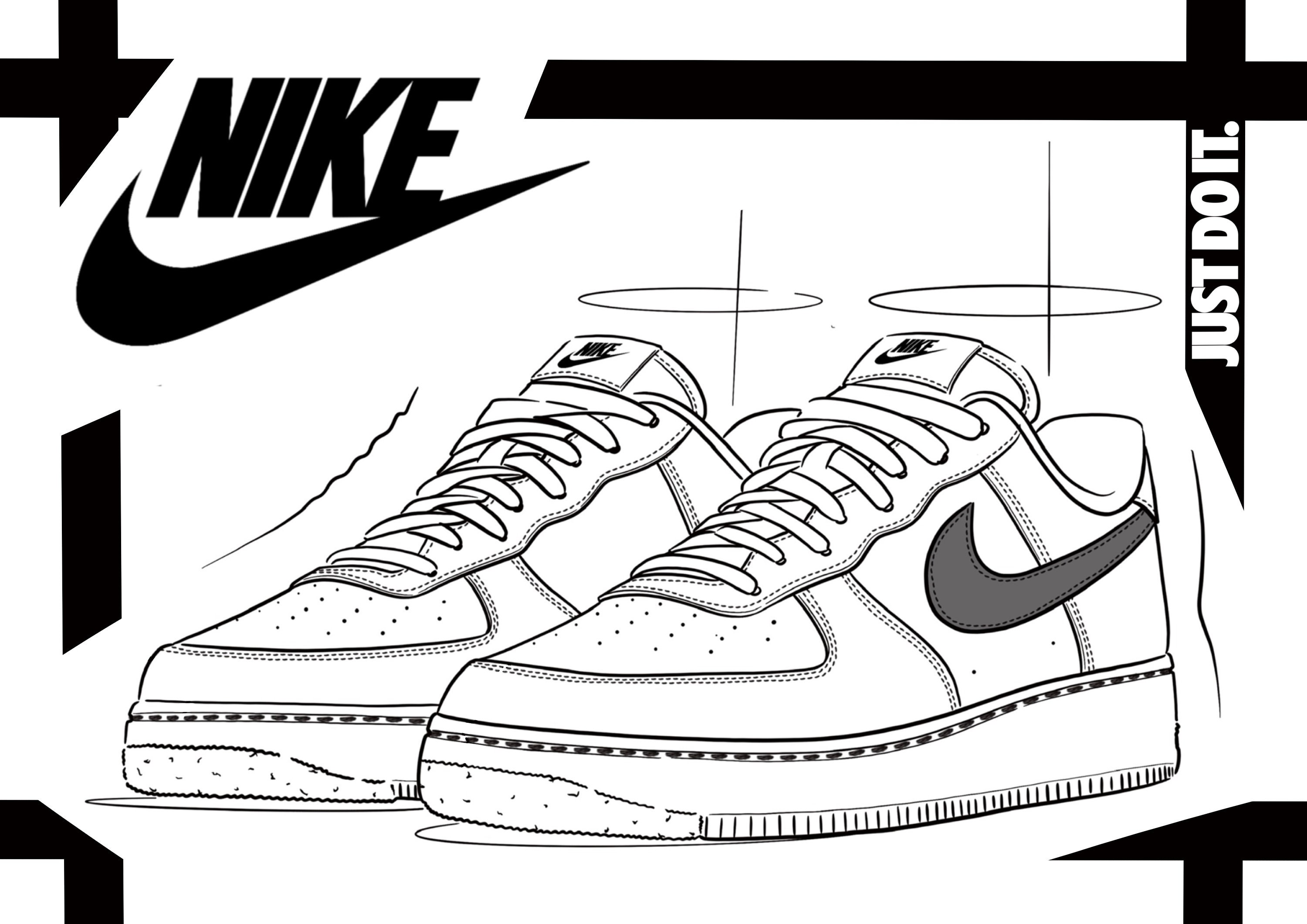 Nike AIR FORCE 1 Poster Etsy