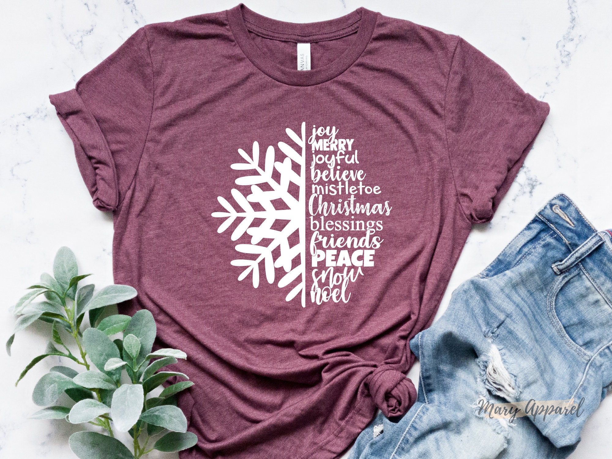 Joy Merry Joyful Believe Christmas Blessing Friends Peace Snow Noel S…