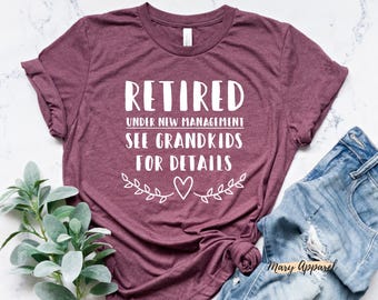 Retired Grandpa T-Shirt, Funny Retirement Saying (Cotton, S-XXL)
