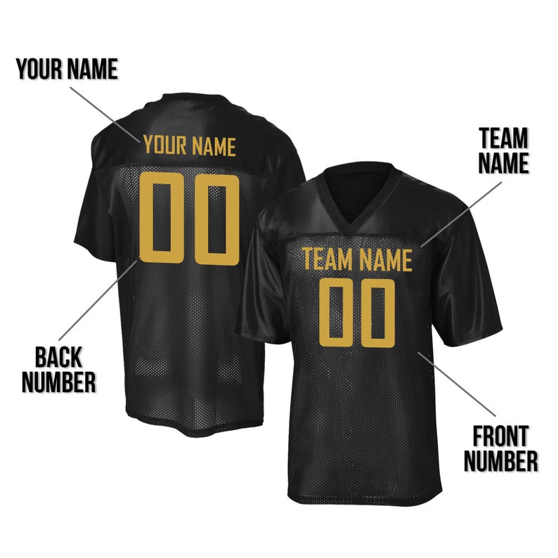 a football jersey with the name and number on it