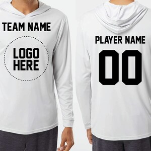 Dri fit shirt with hood hot sale